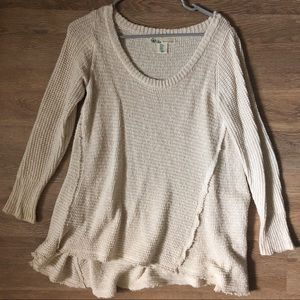 Tan Anthropologie Sweater